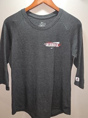 Nike Alabama Grey Long Sleeve Tee